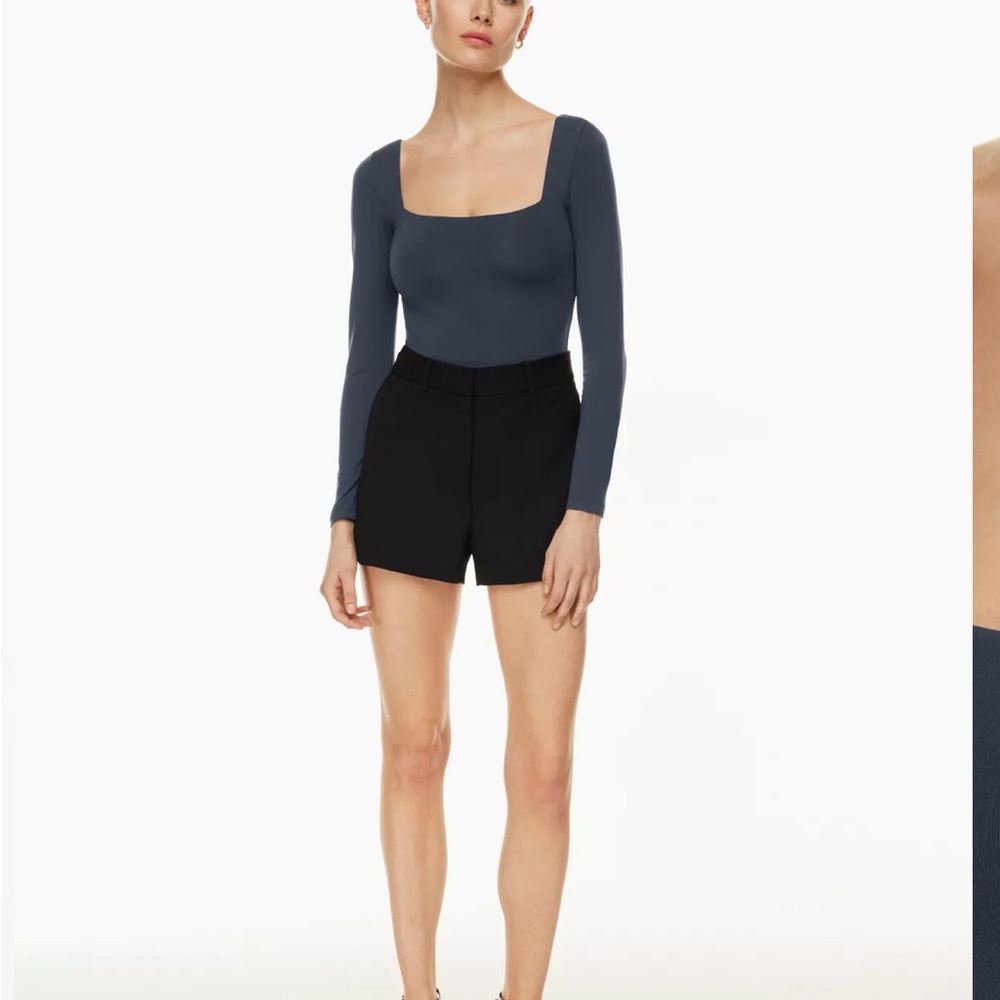 Aritzia Babaton Contour Squareneck Longsleeve Bodysuit